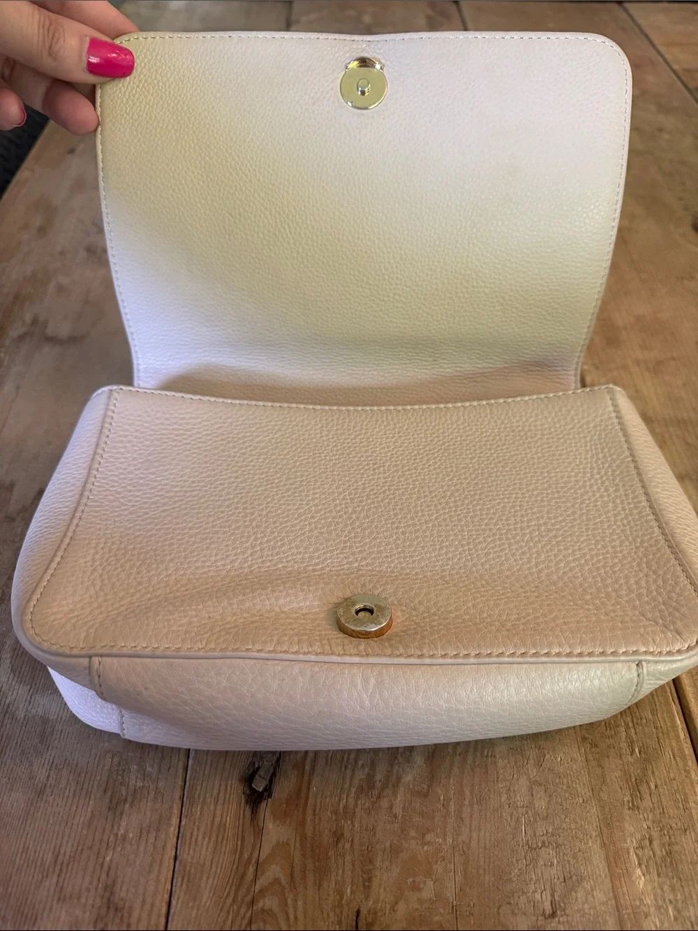 Tory Burch pebbled leather